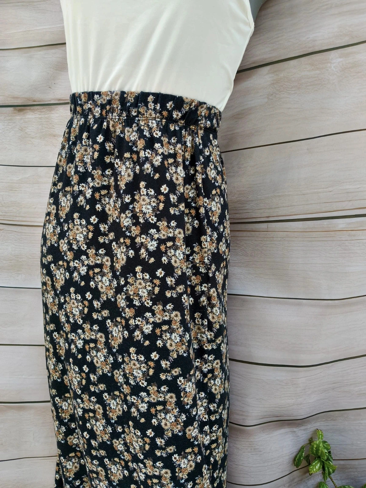 Lange bloemenrok Pull&Bear – Maat S 🌼🖤 – photo 5